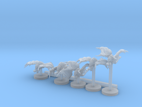 Alien Bug Bats (for 8mm scale) in Smooth Fine Detail Plastic
