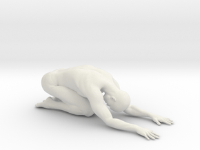 Male yoga pose 004 in White Natural Versatile Plastic: 1:10