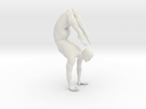 Male yoga pose 007 in White Natural Versatile Plastic: 1:10