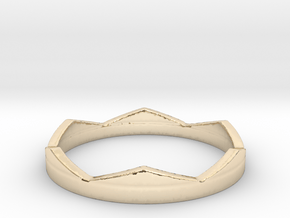 Petit Crown Ring Size 7 in 14K Yellow Gold