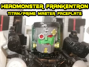 Headmonster Frankentron Face (Titans Return) in Tan Fine Detail Plastic