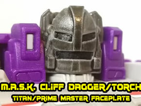 Cliff Dagger Torch Mask (Titans Return) in Tan Fine Detail Plastic