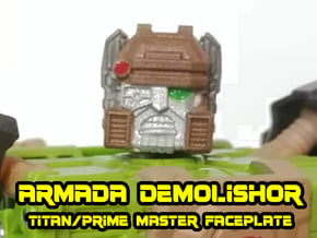Demolishor Face (Titans Return) in Tan Fine Detail Plastic