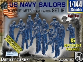 1/144 USN Pearl Harbor Set 121 in Tan Fine Detail Plastic