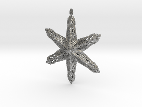 Snowflake B in Natural Silver