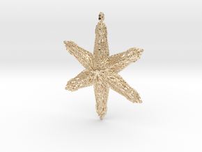 Snowflake B in 14k Gold Plated Brass