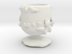 Persephone's shot cup in White Natural Versatile Plastic