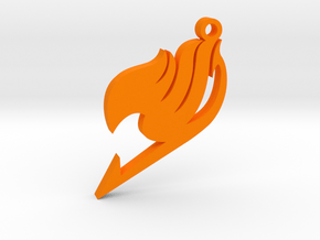 Logo from Fairy Tail in Orange Processed Versatile Plastic