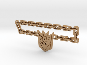 Nitro Zeus Chain, Con Symbol in Polished Brass (Interlocking Parts): Medium