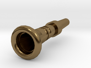 French Horn Shallow Cup Mouthpiece in Polished Bronze
