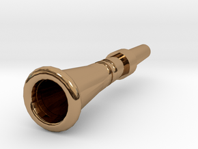 French Horn Deep Cup Mouthpiece in Polished Brass