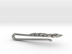 Wheat Tie Bar in Natural Silver