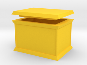 Millennium Puzzle Box size 2 in Yellow Processed Versatile Plastic