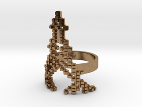Paris Invader Ring in Natural Brass: 10.5 / 62.75