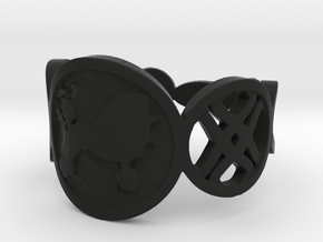 Poodle Ring in Black Natural Versatile Plastic: 5 / 49