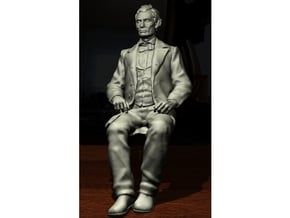 SE Young Abe Seated in Tan Fine Detail Plastic