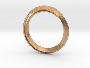 Möbius bracelet in Natural Bronze: Extra Small
