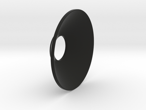 Cone_O_S2 in Black Premium Versatile Plastic
