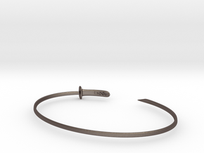 Zanpakuto bracelet in Polished Bronzed Silver Steel