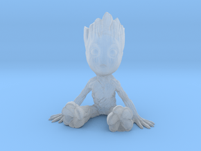 1/24 Baby Groot Sitting in Tan Fine Detail Plastic