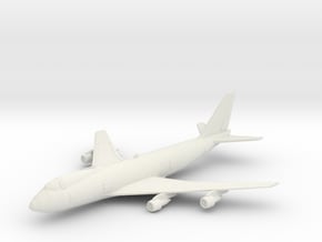 1/600 747-200 in White Natural Versatile Plastic