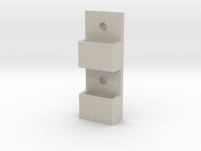 Wall-Mounted MOLLE/PALS Mounting System (1 x 2) in Natural Sandstone