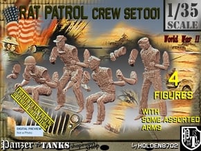 1/35 Rat Patrol Set001 in Tan Fine Detail Plastic