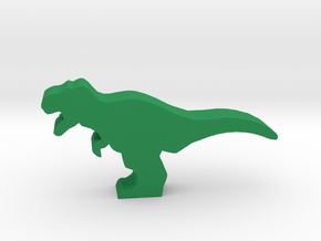 Dino Meeple, T-Rex in Green Processed Versatile Plastic