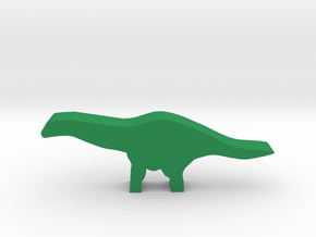 Dino Meeple, Apatosaurus in Green Processed Versatile Plastic