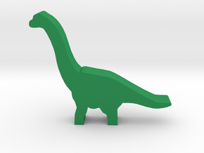 Dino Meeple, Brachiosaurus in Green Processed Versatile Plastic