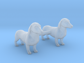 Dachshunds in Smoothest Fine Detail Plastic: 1:64 - S
