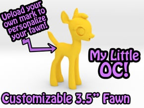 My Little OC: Faun 3.5" in Yellow Processed Versatile Plastic