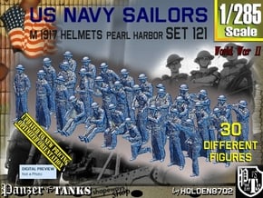 1/285 USN Pearl Harbor set 121 in Tan Fine Detail Plastic
