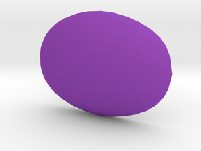 Smooth 18x13 Oval Cabochon in plastic in Purple Processed Versatile Plastic