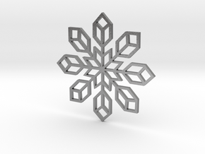 Snowflake 2 in Natural Silver