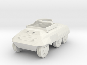 1/87 Scale M20 Scout Car in White Natural Versatile Plastic