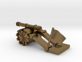 Tank paperweight in Natural Bronze: Small
