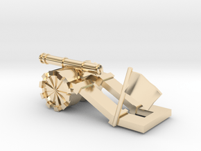 Tank paperweight in 14k Gold Plated Brass: Small