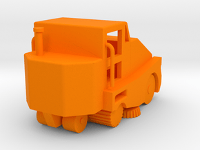 Pelican Street Sweeper HO 87:1 Scale in Orange Processed Versatile Plastic