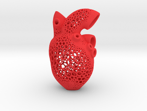 Anatomic Heart Candle Holder in Red Processed Versatile Plastic