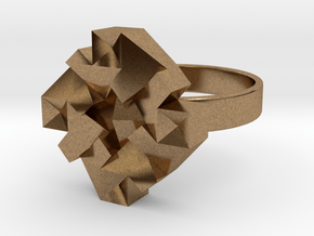 Patchwrk Ring in Natural Brass: 10.5 / 62.75