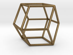 Rhombic Dodecahedron in Natural Bronze