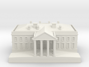 1/700 The White House for Diorama in White Natural Versatile Plastic