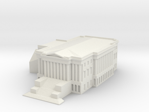 1/1000 U.S. Capitol Right Wing in White Natural Versatile Plastic