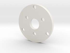 R type Small Chassis disk in White Natural Versatile Plastic