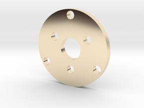 R type Small Chassis disk in 14K Yellow Gold