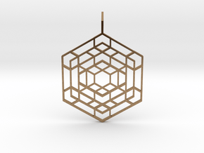 Cube of Truth in Natural Brass