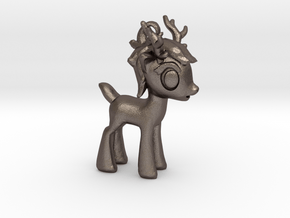 My Little OC: Smol Reindeer 2"  in Polished Bronzed Silver Steel