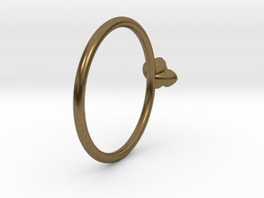Petite Succulent Ring in Natural Bronze: 5 / 49