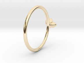 Petite Succulent Ring in 14k Gold Plated Brass: 5 / 49
